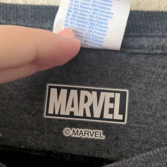 Marvel Scarlet Witch Heather Dark Gray Graphic T-Shirt - Picture 3 of 5